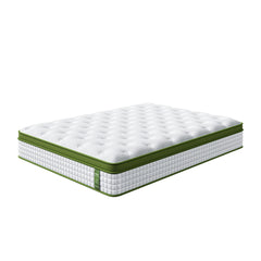 BedStory Queen Mattress 30cm Medium Firm Hybrid Mattress for Pressure Relief Motion Isolation