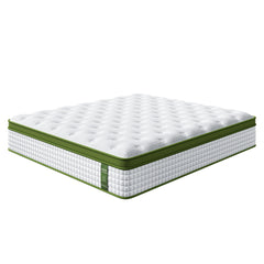 BedStory King Mattress 34cm Medium - Hybrid Mattress for Pressure Relief Motion Isolation