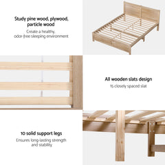 RoomSense Queen 34cm Medium Cooling Gel Mattress Bundle, Oatmeal Bed Frame