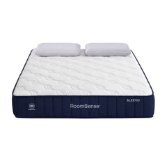 RoomSense Queen 26cm Firm Pocket Spring Mattress Bundle with 2 Pillows