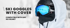 OutdoorMaster Ski Goggles with Cover Snowboard Snow Goggles OTG Anti-Fog -100% UV Protection-OM-18