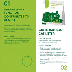 PurrHaven Bamboo Clumping Cat & Kitty Litter, 7.5kg (3 Pack),Dust Free,Natural Flusable,Easy to Clean,Odour Neutraliser,Rapid Liquid Absorption,Non-Toxic Formula