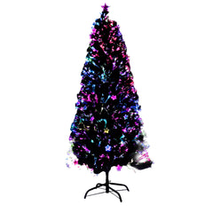 Jingle Jollys 1.8m Christmas Tree Optic Fibre LED Xmas tree Multi Colour