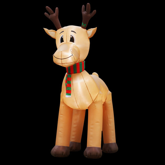 Jingle Jollys Christmas Inflatable Reindeer 5M Illuminated Decorations