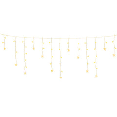 Jingle Jollys 6M Christmas Icicle Lights String Light 160 LED Solar Powered Warm