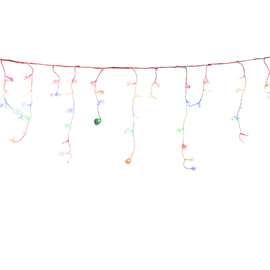 Jingle Jollys 20M Christmas Lights Icicle Light 800 LED Multi-coloured