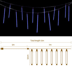 288 LED 7M Christmas Lights Icicle Light Falling Metor Jingle Jollys