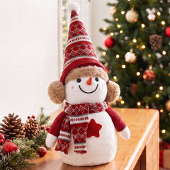 Jingle Jollys Christmas Snowman Handicraft Ornaments Party Decorations 35cm