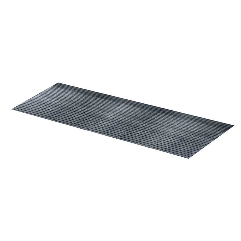90CM x 5M Grey Rubber Floor Mat Area Carpet Kitchen Rug Easy to Cut and Clean Anti Slip
