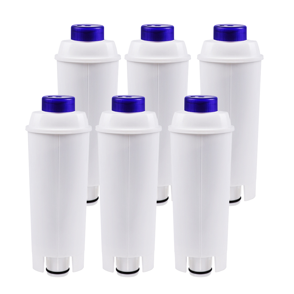 6Pcs Water Filter For Delonghi Magnifica S Coffee Machine ECAM22110SB