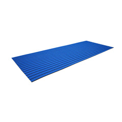EVA Boat Flooring Mat Navy Blue Foam Boat Decking Faux Teak Marine Mat Boat Carpet Sea Deck Marine Flooring for Motorboat RV Yacht Kayak Surfboard 240cmx90cm
