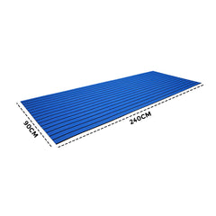 EVA Boat Flooring Mat Navy Blue Foam Boat Decking Faux Teak Marine Mat Boat Carpet Sea Deck Marine Flooring for Motorboat RV Yacht Kayak Surfboard 240cmx90cm
