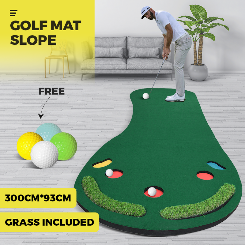 3M Golf Putting Mat Trainning Practice Slope
