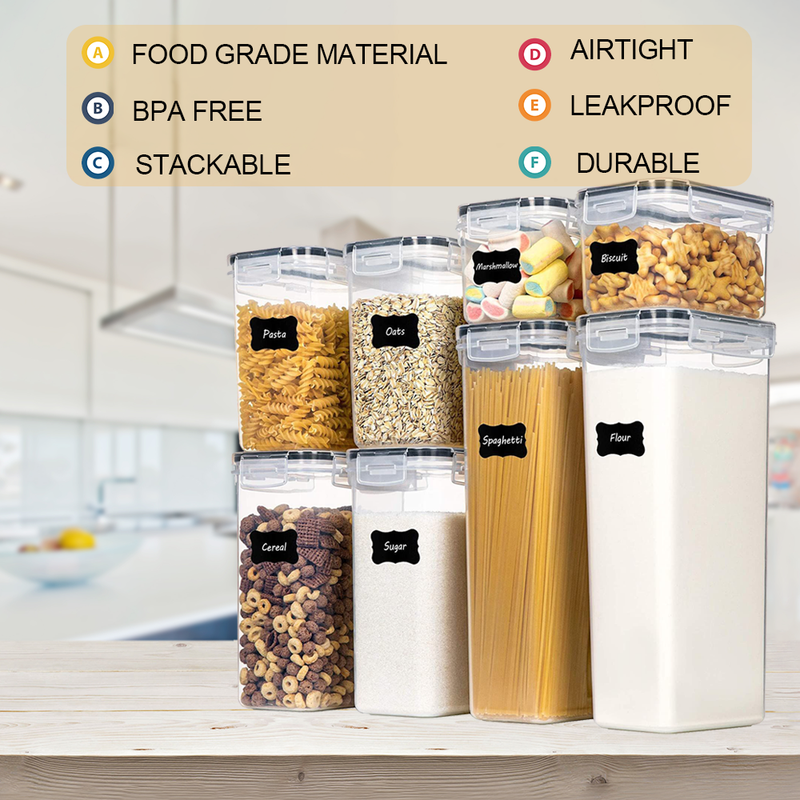 30 Pack Airtight Food Storage Container Set