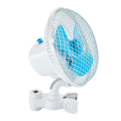 Portable 20W 2 Speed Hydroponic 6" Clip-on Fan 90 Degree Oscillating Clip Fan 230mm Auto Wave Grow Tent Pole Design Super quiet for Hydroponic
