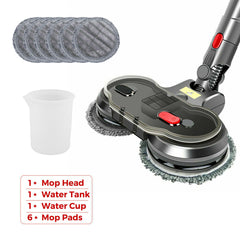 Electric Mop Head Attachment for Dyson V7 V8 V10 V11 V15 Gen5 Vacuum Cleaners 6 Washable Dry Wet Mopping Pads Included Accessories for Cordless Dyson Mop Head