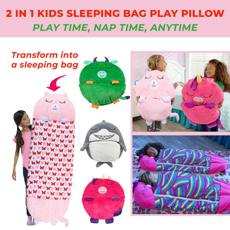 Sleeping Bag 180cm Large Kids Camping Toy Blanket