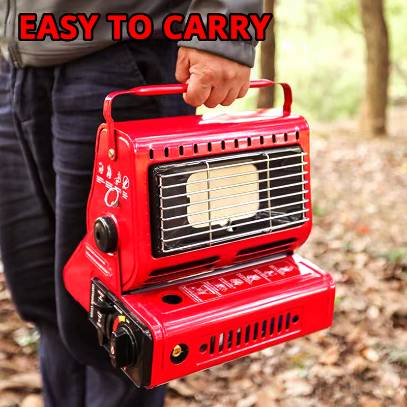 Portable Outdoor Camping Gas Heater and Cooker Stove