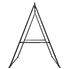 Pull Up Bar Foldable Pull Up Station Aerial Yoga Stand Height Adjustable Frame Swing TrapezeStand Frame Steel A Frame 110 kg Weight Capacity Black