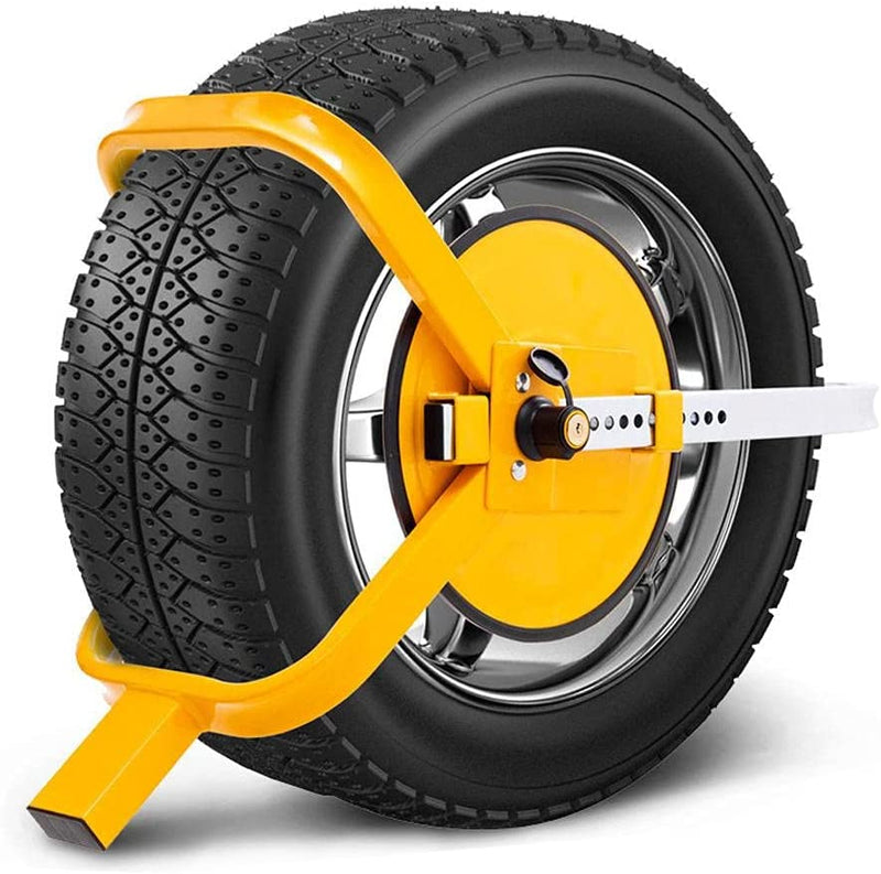 Wheel Clamp Defender Tyre Lock Adjustable for 13'' 14'' 15'' Truck SUV Trailer Caravan 195mm-230mm Heavy Duty with 2 Keys Anti Theft 1 Year Warranty
