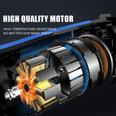 380W 2800RPM Electric Sheep Shears Heavy duty Wool Animal Clipper Grooming Kit 6 Speed for Shearing Sheep Goats Cattle Farm Livestock Pet With 5m Cord