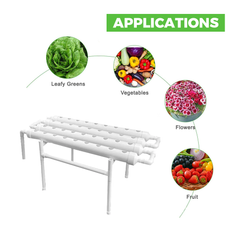 36 Plant Sites Hydroponic Grow Tool Kits Vegetable Garden Planting System Grow Site With 220V Water Pump and Sponge for Leafy Vegetable Home