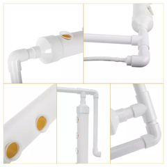 36 Plant Sites Hydroponic Grow Tool Kits Vegetable Garden Planting System Grow Site With 220V Water Pump and Sponge for Leafy Vegetable Home