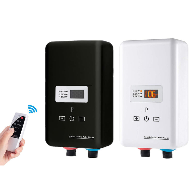 6500W Electric Instant Hot Water Heater System Under Sink Rapid Heating Mini Tankless Heater Electricity Saving 220V Over Heating Protection