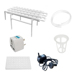 36 Plant Sites Hydroponic Grow Tool Kits Vegetable Garden Planting System Grow Site With 220V Water Pump and Sponge for Leafy Vegetable Home