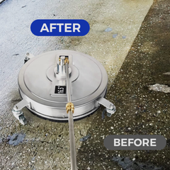 Alston 16.5 Inch High-Pressure Surface Cleaner Concrete Cleaner Driveway Cleaner 4000PSI-Stainless Steel with Quick Connector For Concrete Driveway