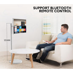 Alston Movable 32 Inch 1080P Smart Screen TV Rotatable In-cell Touch Screen Support Google Store Cast Screen with Built-in Battery HD Camera Android 12 8+128
