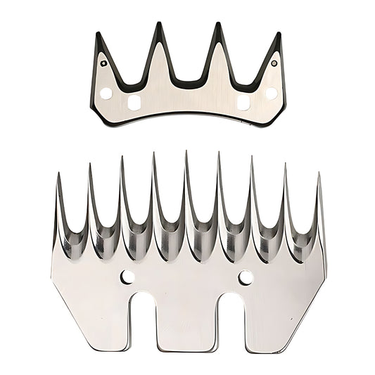 9 Teeth Blade Replacement Blade for Electric Sheep Shears Heavy duty Wool Animal Clipper Grooming Kit 6 Speed for Shearing Sheep Goats Cattle Farm Livestock Pet With