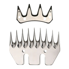 9 Teeth Blade Replacement Blade for Electric Sheep Shears Heavy duty Wool Animal Clipper Grooming Kit 6 Speed for Shearing Sheep Goats Cattle Farm Livestock Pet With