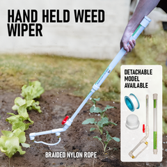 Detachable Hand Held Weed Wiper Easy to Use Herbicide Sprayer Rope Wick Applicator Weeder For Garden Lawn and Yard Maintenance