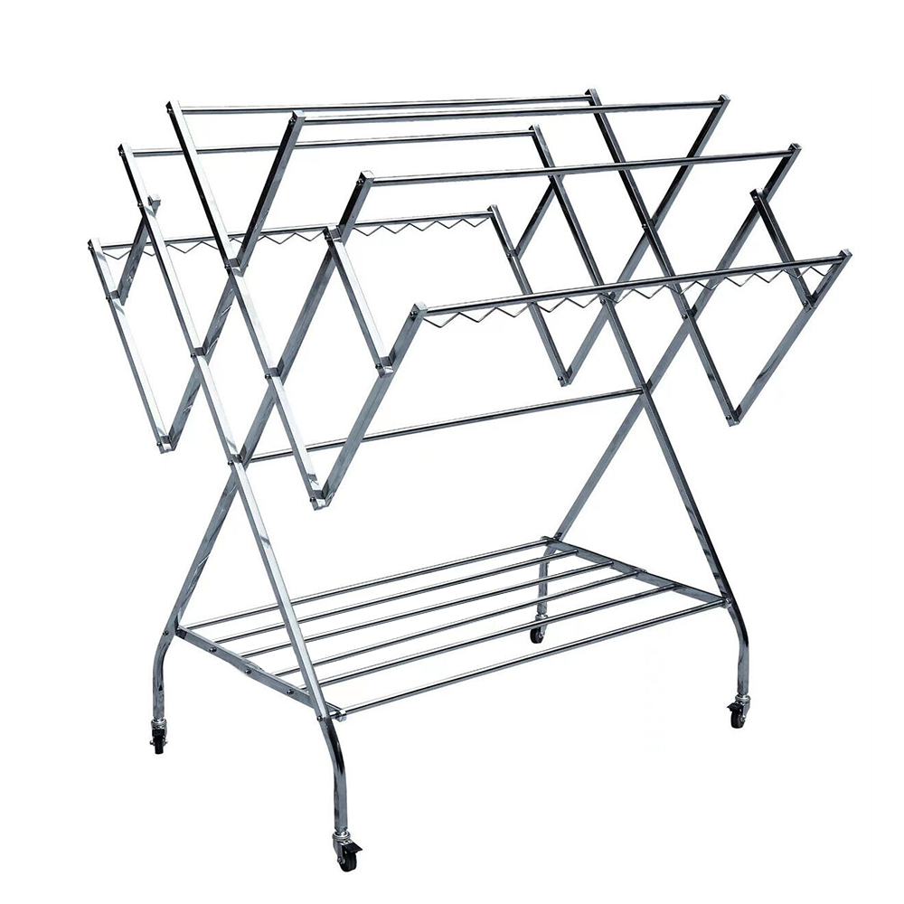 Foldable Clothes Horse Airer Drying Rack Laundry Dryer Hanger Indoor Outdoor