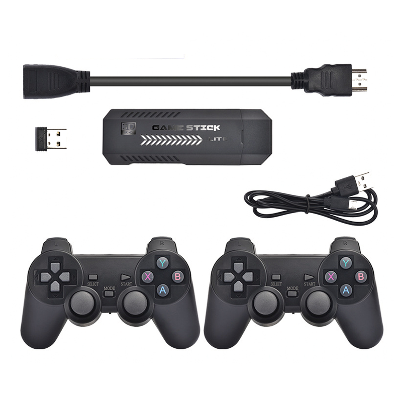 X2 Plus Game Stick Retro Console Double Wireless Controller 40000+ gam