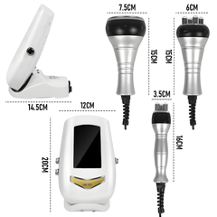 3-IN-1 40KHZ Ultrasonic Cavitation Machine RF Radio Frequency Fat Burner Beauty Device Body Massager Body Slimming Machine for Face