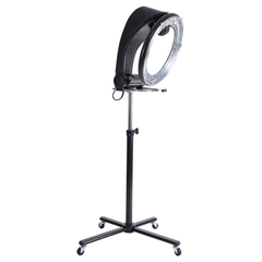 Alston Free Standing Hair Dryer Accelerator Colour 360 Rotating Halo Rolling Salon Equipment Height Adjustable Temperature and Timer Contror Hairdryer