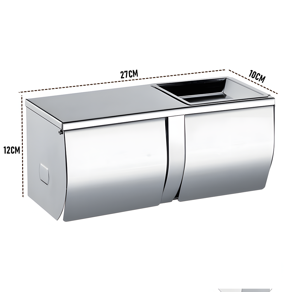 304 Toilet Paper Dispenser for High-Traffic Aussie Spaces - Waterproof Hospital-Grade Easy Install with Screws Low-Maintenance Bathroom Fixture