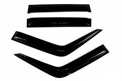 Weathershields Compatible for Toyota Landcruiser 70 76 78 79 Series 1992-2020 Car Window Visors Custom Fit Rain Proof Sun Wind Deflectors 4pcs
