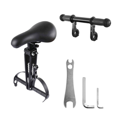 Child Bike Seat Handlebar Combos Front Mounted for Children Aged 2~5 Years Up to 22kg Fits Most Adult Modern Mountain Bikes Adjustable for Comfort