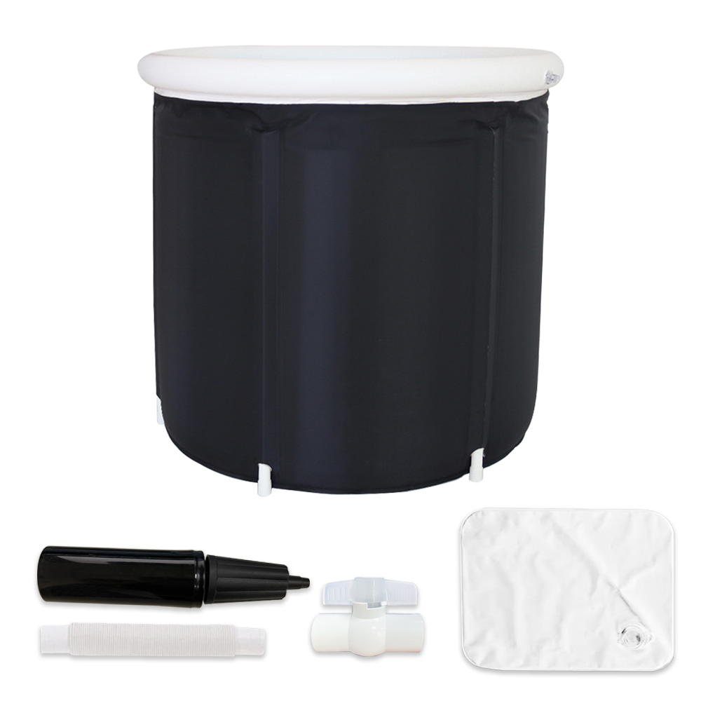 Heavy Duty Ice Bath Tub 350L for Rugby Athletes Australia | Quick Drain Tear-Resistant Nylon | Camping Gym Cold Therapy | AU Stock