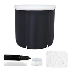 Heavy Duty Ice Bath Tub 350L for Rugby Athletes Australia | Quick Drain Tear-Resistant Nylon | Camping Gym Cold Therapy | AU Stock