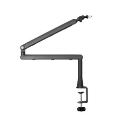 Mic Arm Microphone Holder Swivel Suspension Boom Hidden Cable Channels Versatile Desk Clamp Counterweight 1/4闁?3/8闁?5/8闁?Mic Mounts Studio Broadcast Streaming Work