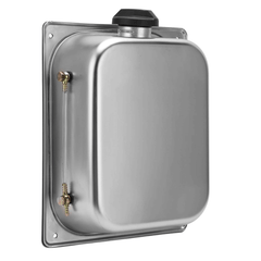 8L Petrol Fuel Tank Stainless Steel Diesel Fuel Tank Portable Diesel Container Backup Petrol Storage Tank For Truck Van External Fuel Tank