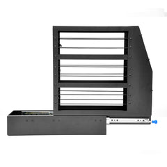 Alpen Outdoor 200mm Aluminium Canopy Pantry Slideout Pullout Vehicle Organiser Pantry with Holder for Camper 4WD Van Ute Toolbox Outdoor Easy Access