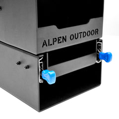 Alpen Outdoor 200mm Aluminium Canopy Pantry Slideout Pullout Vehicle Organiser Pantry with Holder for Camper 4WD Van Ute Toolbox Outdoor Easy Access