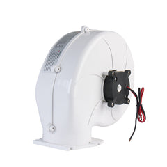 SEAFLO 4" Bilge Blower Fan 320 CFM 12V DC White Ventilation Boat Flange Mount