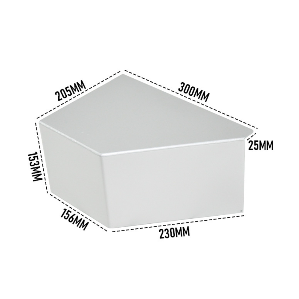 Side Console Boat Switch Panel Sounder Mount Alloy Bracket Fish Finder Mount Oxidation Aluminium