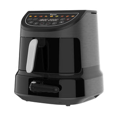 Tourua 8.5L Dual Zone Air Fryer with 12-Inch Pizza Tray 2-in-1 Digital Air Fryer Pizza Maker 10 Presets Smart Finish Viewing Window 2100W